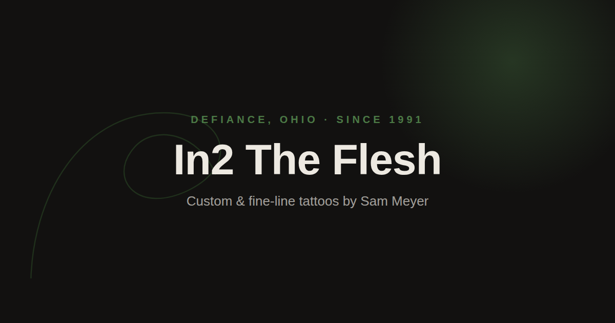In2 The Flesh website preview